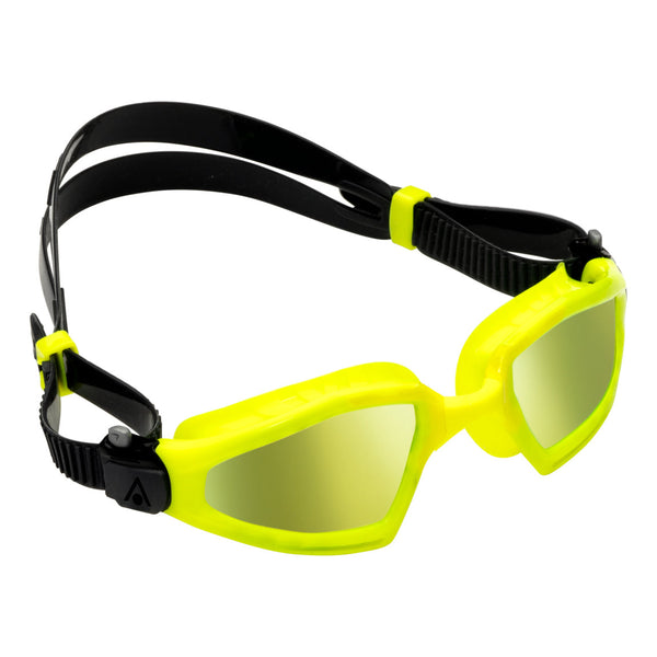 Kayenne Pro – Schwimmbrille – Erwachsene – Gelbe verspiegelte Titanlinse – Gelb