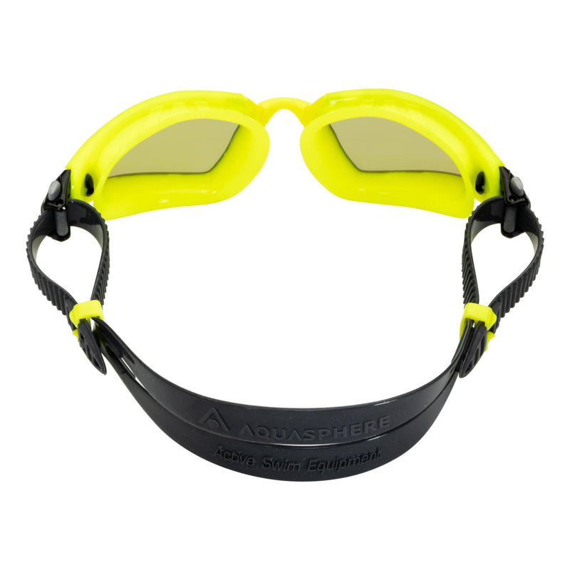 Kayenne Pro – Schwimmbrille – Erwachsene – Gelbe verspiegelte Titanlinse – Gelb