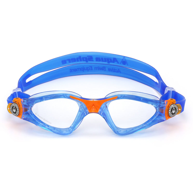 Kayenne Junior - Schwimmbrille - Kinder - Klare Linse - Blau/Orange