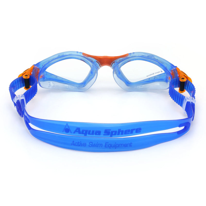 Kayenne Junior - Schwimmbrille - Kinder - Klare Linse - Blau/Orange
