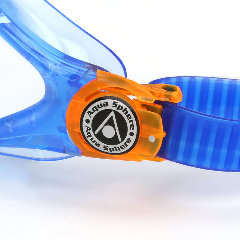 Kayenne Junior - Schwimmbrille - Kinder - Klare Linse - Blau/Orange