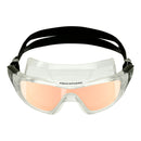 Vista Pro – Schwimmbrille – Erwachsene – schillernde verspiegelte Titanlinse – transparent/schwarz