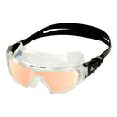 Vista Pro – Schwimmbrille – Erwachsene – schillernde verspiegelte Titanlinse – transparent/schwarz