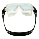 Vista Pro – Schwimmbrille – Erwachsene – schillernde verspiegelte Titanlinse – transparent/schwarz