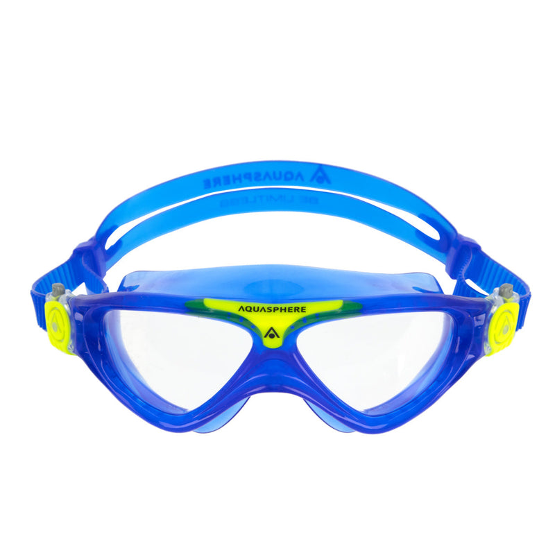 Vista Junior - Schwimmbrille - Kinder - Klare Linse - Blau/Gelb
