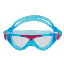 Vista Junior – Schwimmbrille – Kinder – klare Gläser – Türkis/Pink
