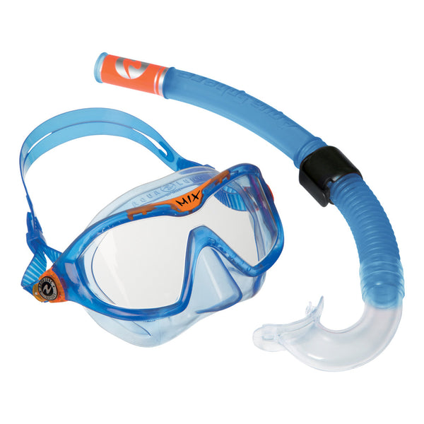 Mix Combo - Snorkelset - Kinderen - Blauw/Oranje