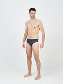 Essential Slip - Badehose - Herren - Grau/Rot