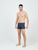 Essential Boxer - Badehose - Herren - Grau/Rot
