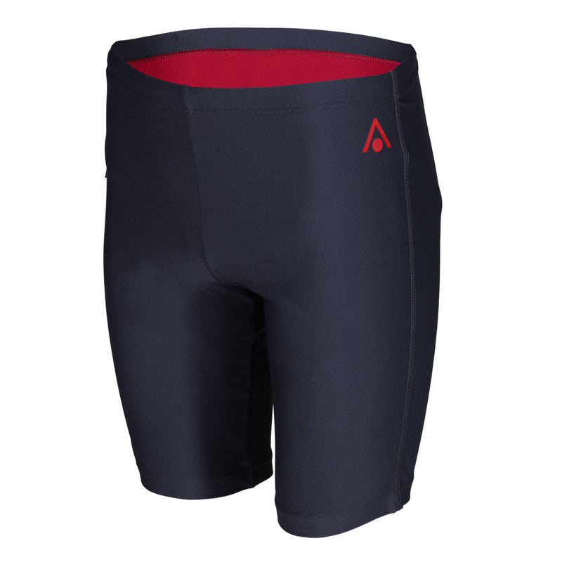 Essential Jammer – Badehose – Herren – Grau/Rot