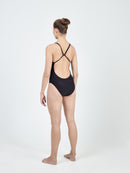 Essential Wide Back - Badeanzug - Damen - Schwarz/Blau