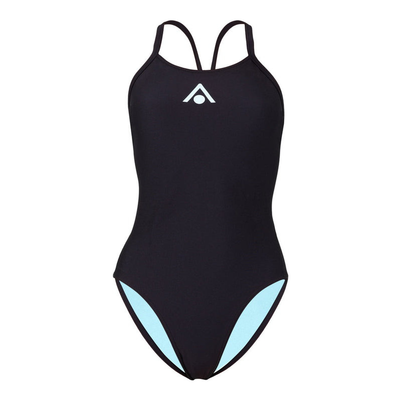 Essential Wide Back - Badpak - Dames - Zwart/Blauw