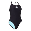 Essential Wide Back - Badeanzug - Damen - Schwarz/Blau