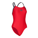 Essential Wide Back - Badpak - Dames - Rood/Grijs