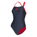 Essential Fly Back - Badeanzug - Damen - Rot/Grau