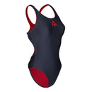 Essential Classic Back - Badeanzug - Damen - Rot/Grau