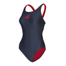 Essential Classic Back - Badeanzug - Damen - Rot/Grau