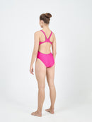 Essential Classic Back - Badeanzug - Damen - Rosa/Schwarz