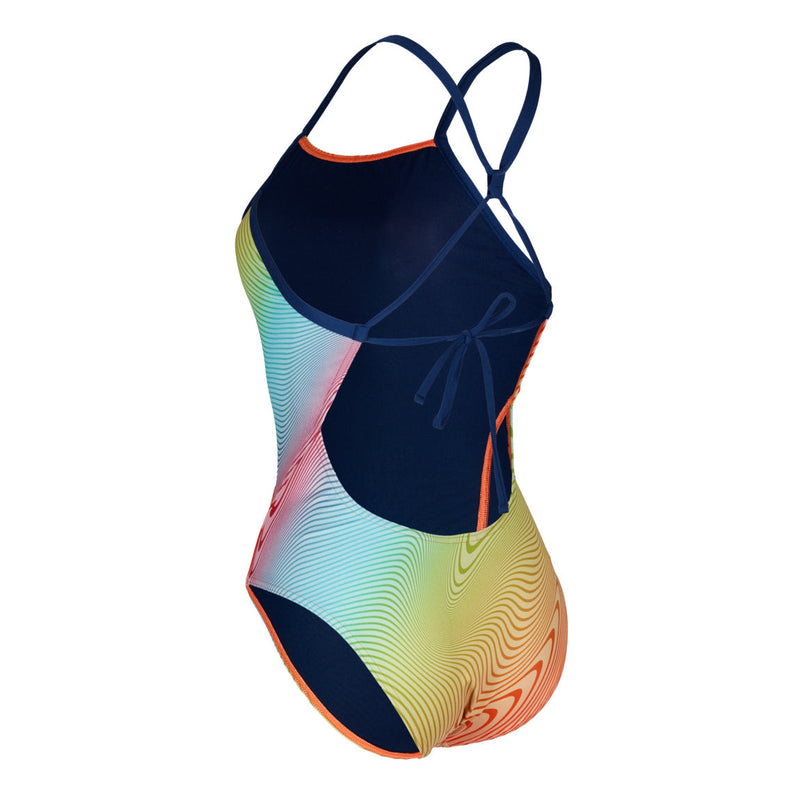 Essential Tie Back - Badpak - Dames - Multicolor/Blauw