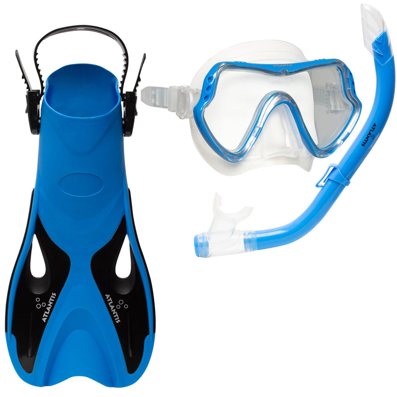 Samana Pro Set - Schnorchelset - Erwachsene - Blau