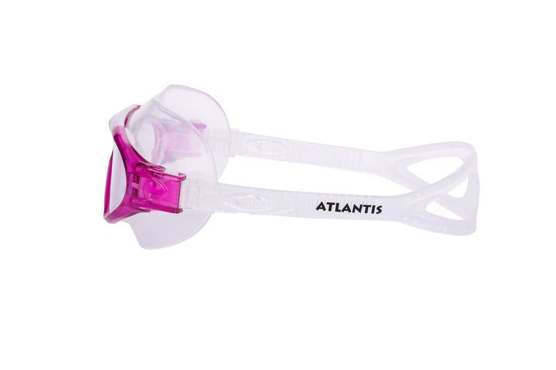 Tetra - Schwimmbrille - Erwachsene - Klare Linse - Lila/Weiß