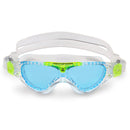 Vista Junior - Schwimmbrille - Kinder - Blaue Linse - Transparent/Grün