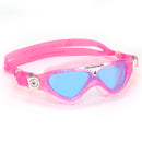 Vista Junior - Schwimmbrille - Kinder - Blaue Linse - Rosa/Weiß