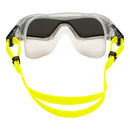 Vista Pro – Schwimmbrille – Erwachsene – silberne verspiegelte Titanlinse – transparent/gelb