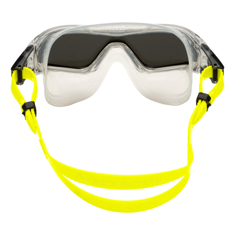 Vista Pro - Zwembril - Volwassenen - Silver Titanium Mirrored Lens - Transparant/Geel