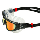 Vista Pro – Schwimmbrille – Erwachsene – orange verspiegelte Titanlinse – grau/orange