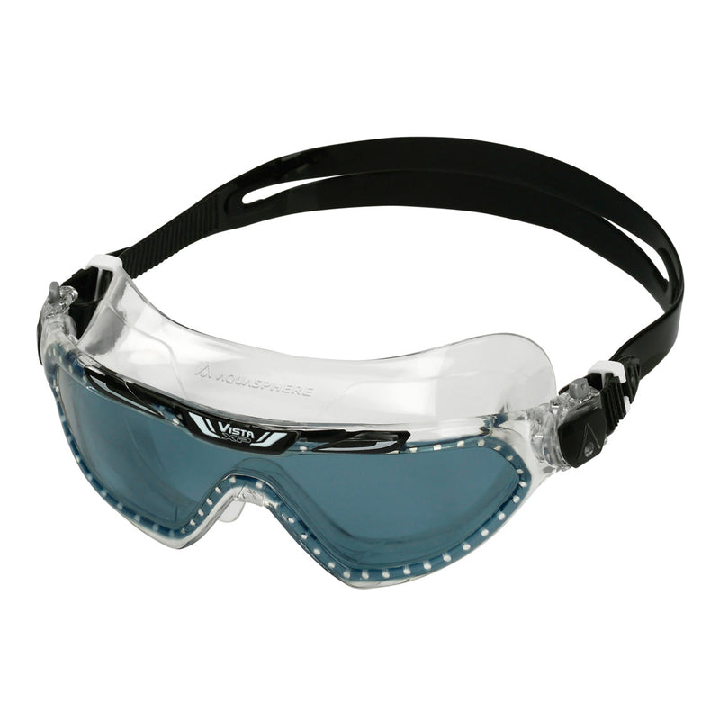 Vista XP - Zwembril - Volwassenen - Dark Lens - Transparant/Zwart