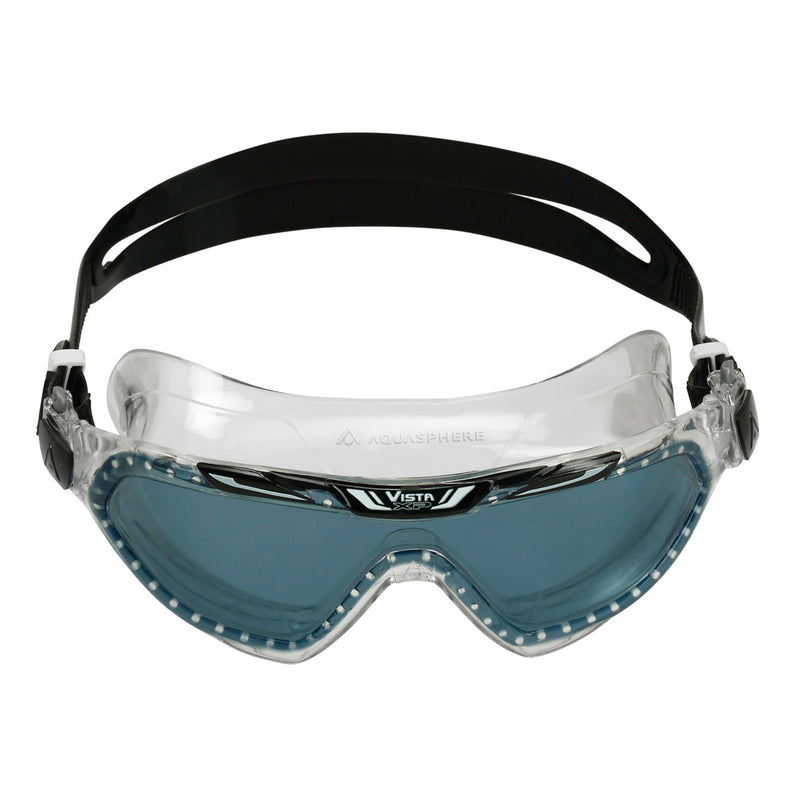 Vista XP - Zwembril - Volwassenen - Dark Lens - Transparant/Zwart