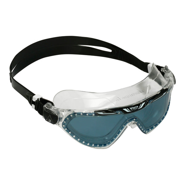 Vista XP - Zwembril - Volwassenen - Dark Lens - Transparant/Zwart