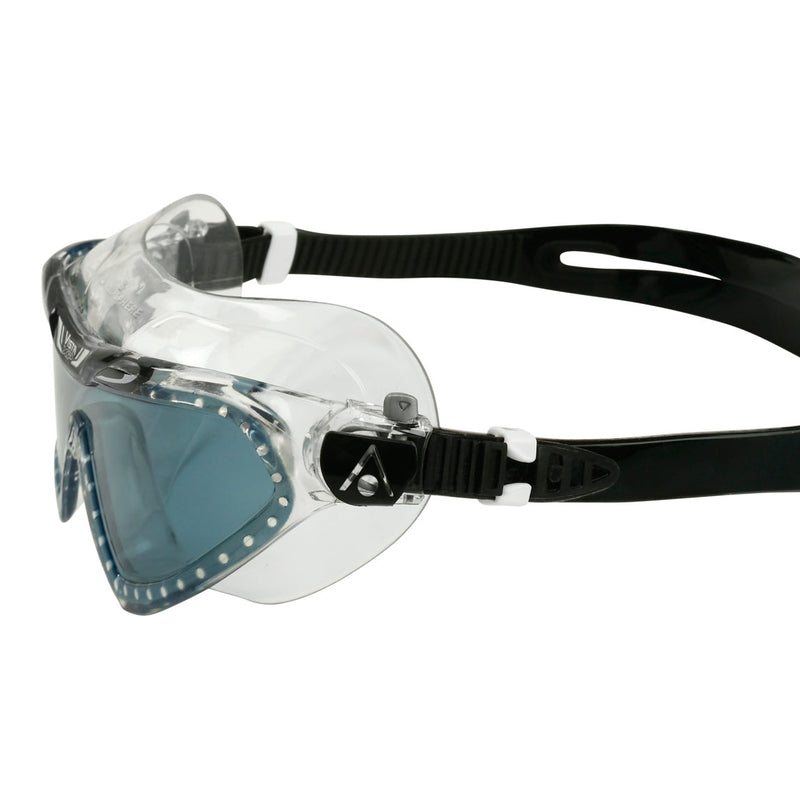 Vista XP - Zwembril - Volwassenen - Dark Lens - Transparant/Zwart