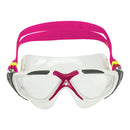 Vista – Schwimmbrille – Erwachsene – klare Gläser – Weiß/Rosa