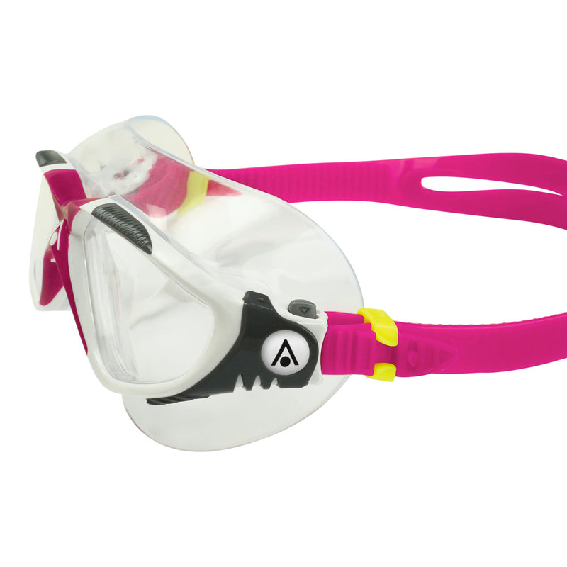 Vista - Zwembril - Volwassenen - Clear Lens - Wit/Roze