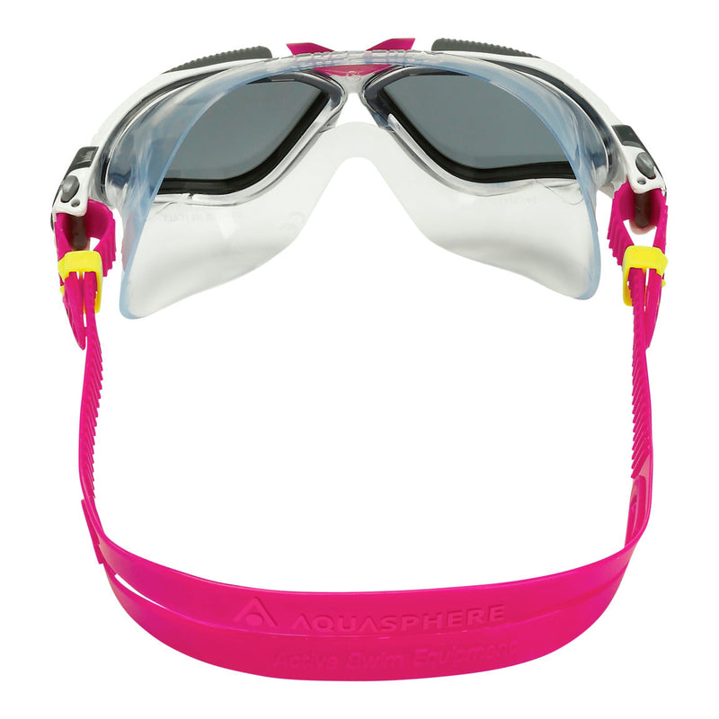 Vista - Zwembril - Volwassenen - Dark Lens - Wit/Roze