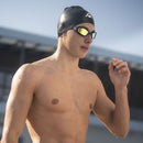 Ninja - Zwembril - Volwassenen - Yellow Titanium Mirrored Lens - Zwart