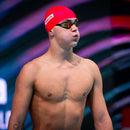 Xceed – Schwimmbrille – Erwachsene – Gelbe verspiegelte Titanlinse – Schwarz