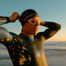 Tri Cap - Badekappe - Erwachsene - Schwarz/Weiß