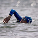 Tri Cap - Badekappe - Erwachsene - Grün/Weiß