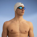 Rennkappe – Badekappe – Erwachsene – Weiß/Schwarz